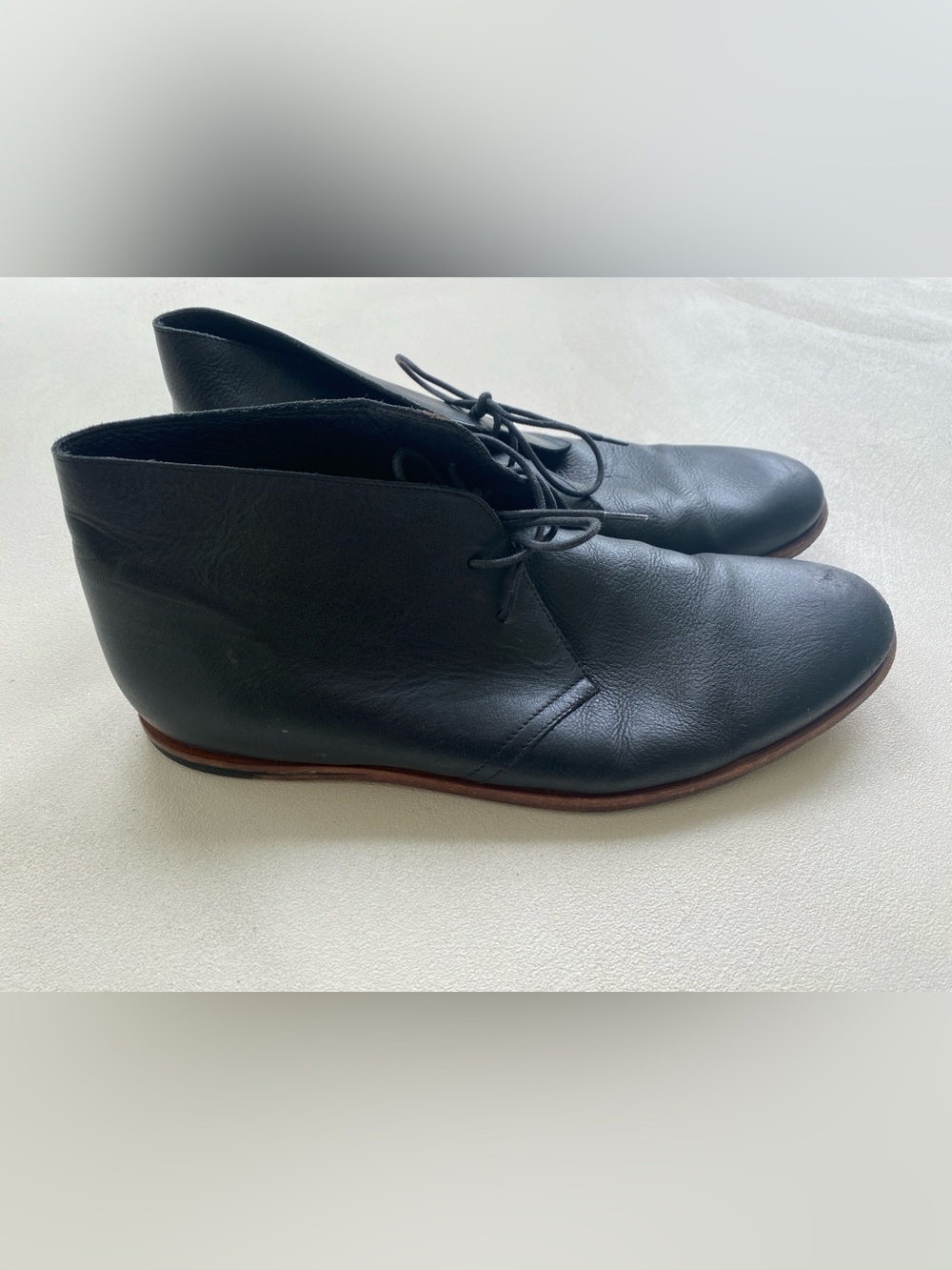 Opening Ceremony M1 Classic Desert Chukka Boot in Black Leather size 45